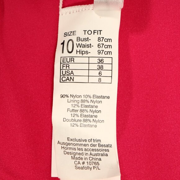 NWT Seafolly X Revolve Your Type Tube Top in Persian Pink - Picture 11 of 16
